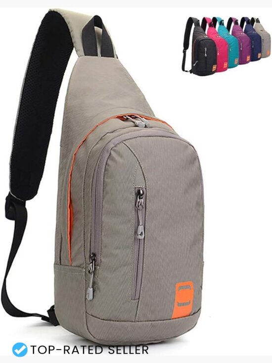 Small Sling Backpack Waterproof Unisex Shoulder Bag Crossbody Daypack